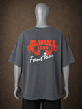 Alabama 1986 Fans' Tour Graphic Oversized T-Shirt – Washed Grey