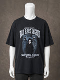 Bad Race Legend Graphic Oversized T-Shirt – Washed Black
