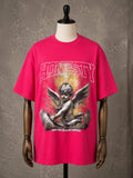 Honesty Angel Graphic Oversized T-Shirt – Hot Pink