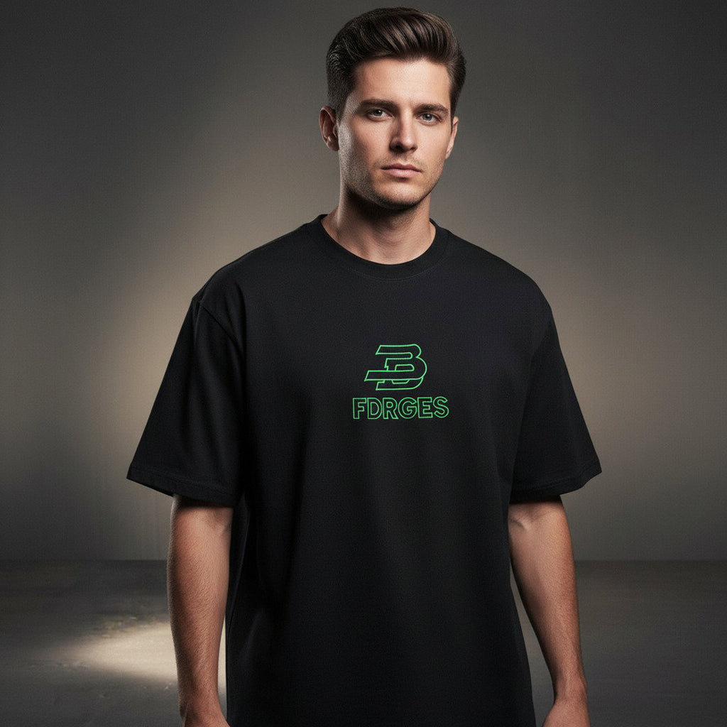 FDRGES Black Logo Tee