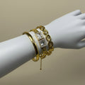 Gold Bracelet Stack Set (3-Piece)