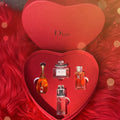 Dior Mini Perfume Heart Gift Set – 4-Piece Iconic Fragrance Collection