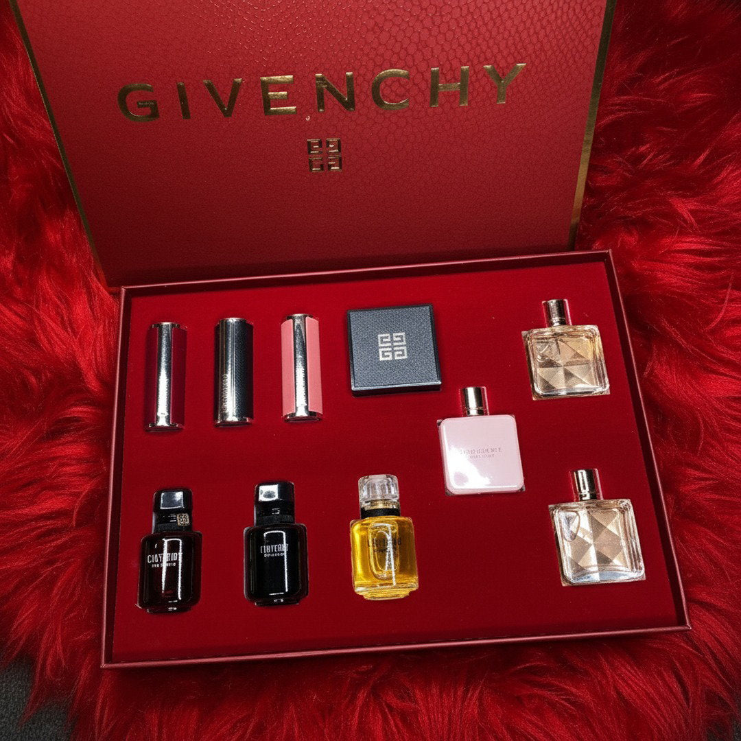 Givenchy Ultimate Mini Perfume & Atomiser Gift Set – 10-Piece Luxury Collection