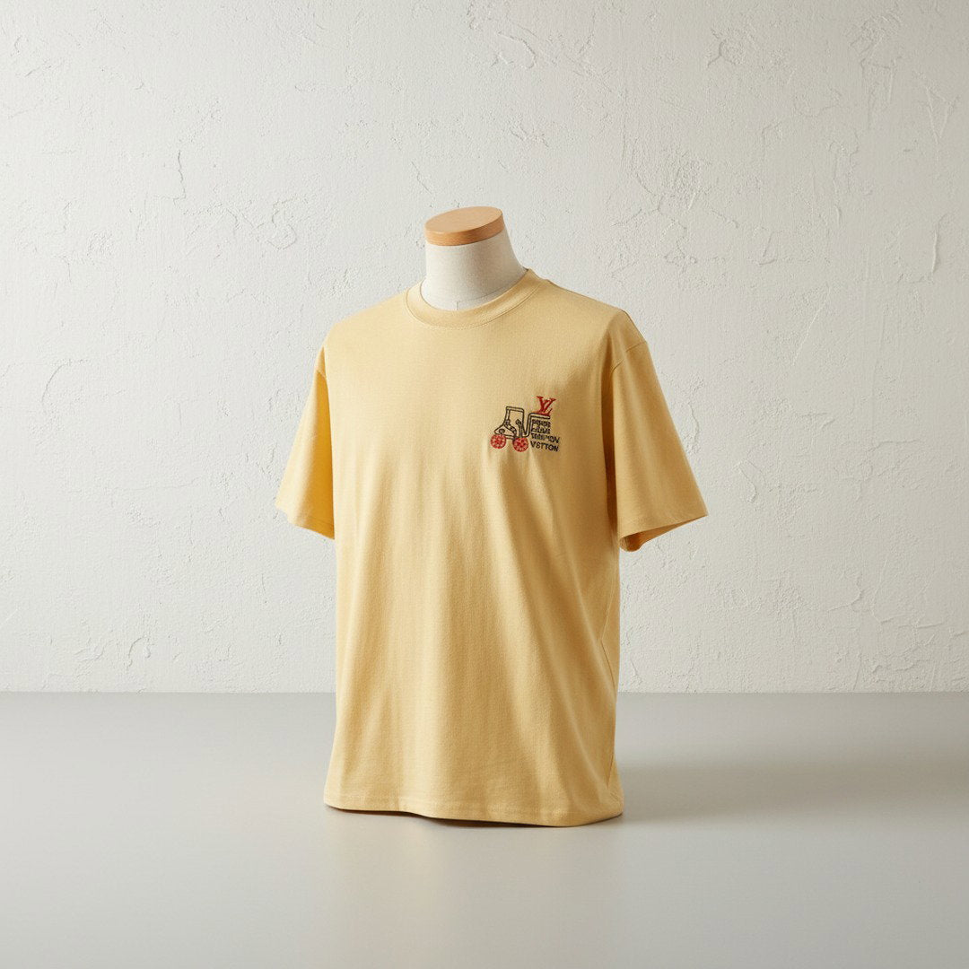 Premium Embroidered Graphic T-Shirt